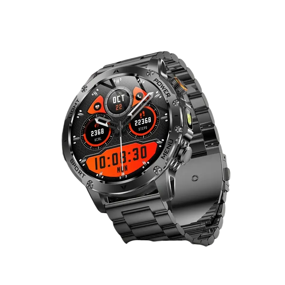 T-rex 3 qualité militaire 1000mAh batterie montre intelligente IP68 étanche GPS Bluetooth appel AMOLED HD hommes sport