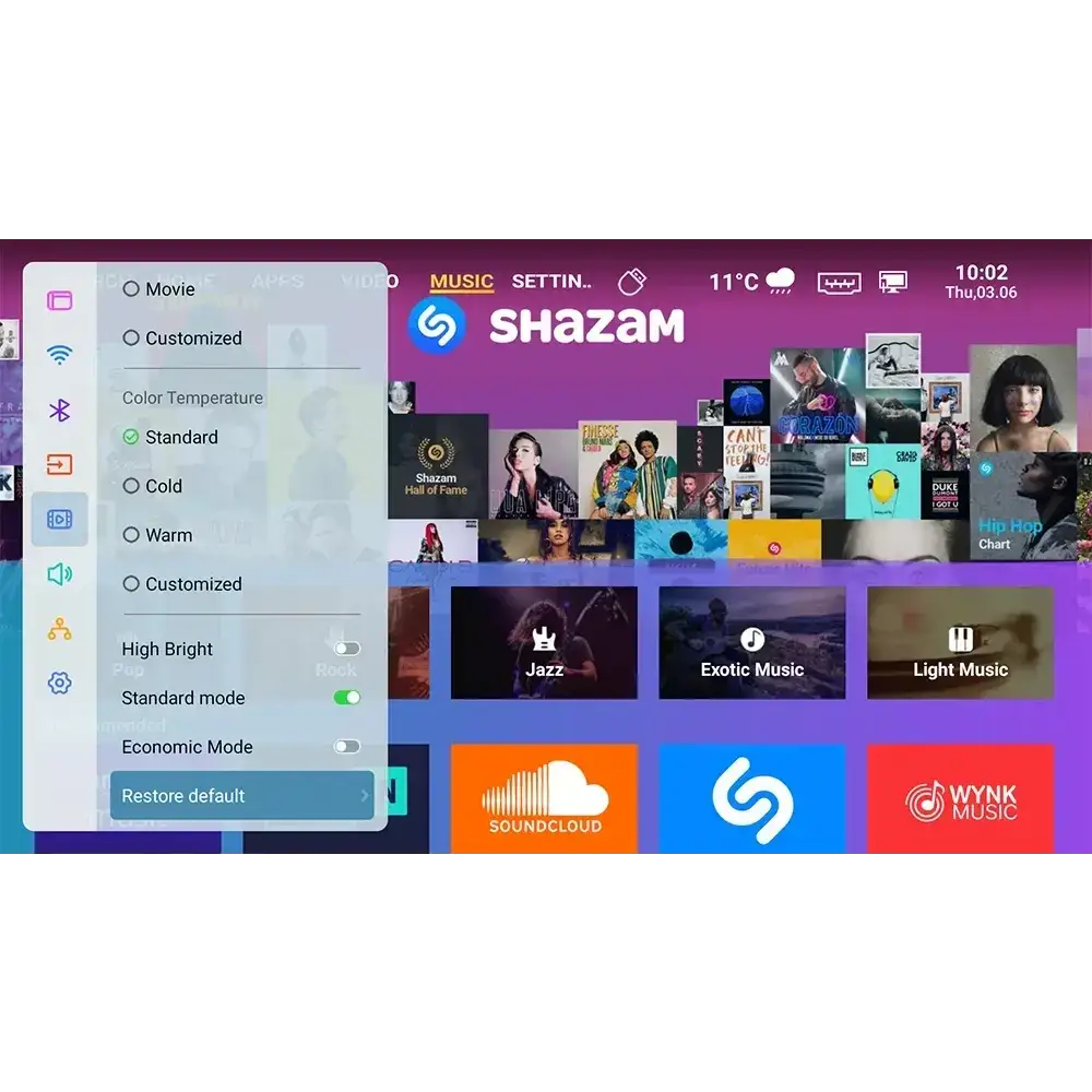 ThundeaL 3000Ansi 4K projecteur Full HD TD98Pro 2G 32G Home cinéma WiFi Android Portable Samrt TV cinéma TD98 Pro