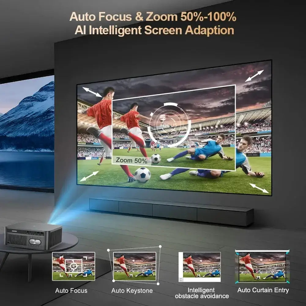 ThundeaL 3000Ansi 4K projecteur Full HD TD98Pro 2G 32G Home cinéma WiFi Android Portable Samrt TV cinéma TD98 Pro