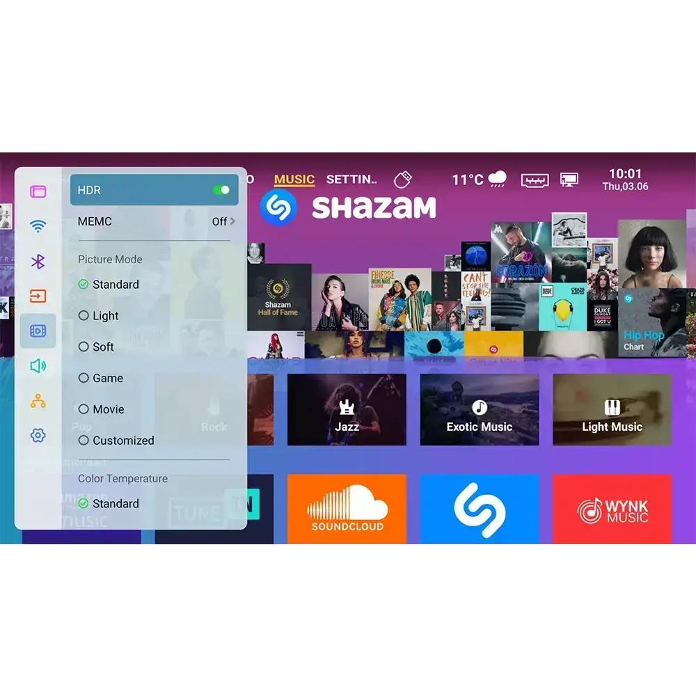 ThundeaL 3000Ansi 4K projecteur Full HD TD98Pro 2G 32G Home cinéma WiFi Android Portable Samrt TV cinéma TD98 Pro