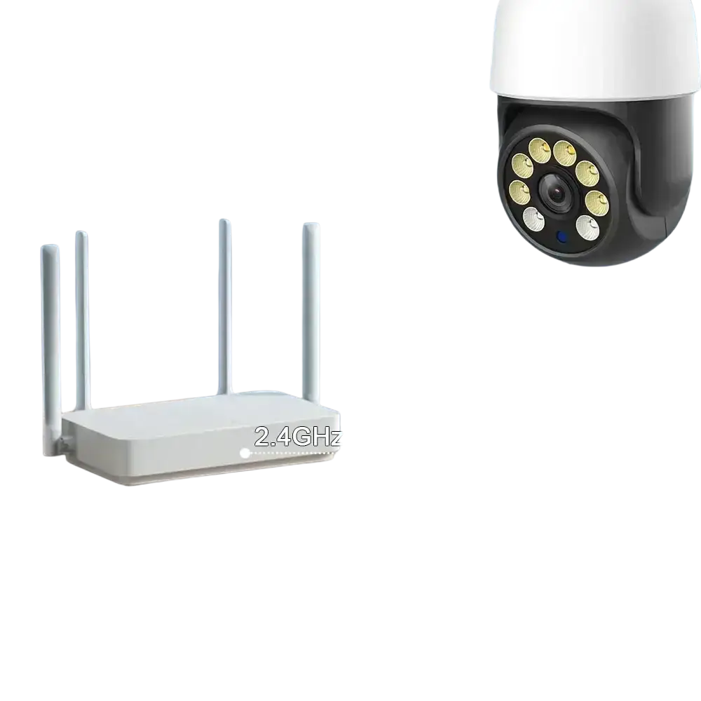 TUYA-Caméra de permission 5G Dispositif de Sécurité Sans Fil avec Ampoule PTZ IP CCTV Vision Nocturne Extérieure 5MP 3MP