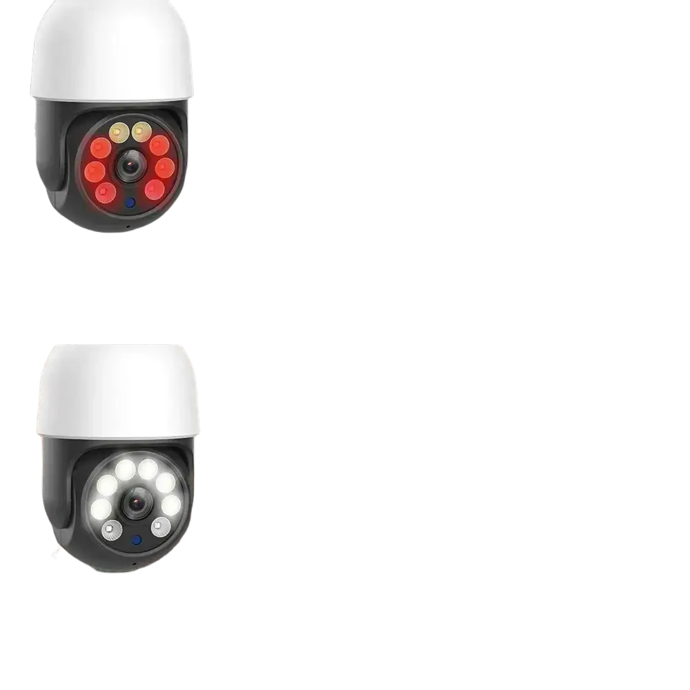 TUYA-Caméra de permission 5G Dispositif de Sécurité Sans Fil avec Ampoule PTZ IP CCTV Vision Nocturne Extérieure 5MP 3MP