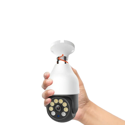 TUYA-Caméra de permission 5G Dispositif de Sécurité Sans Fil avec Ampoule PTZ IP CCTV Vision Nocturne Extérieure 5MP 3MP