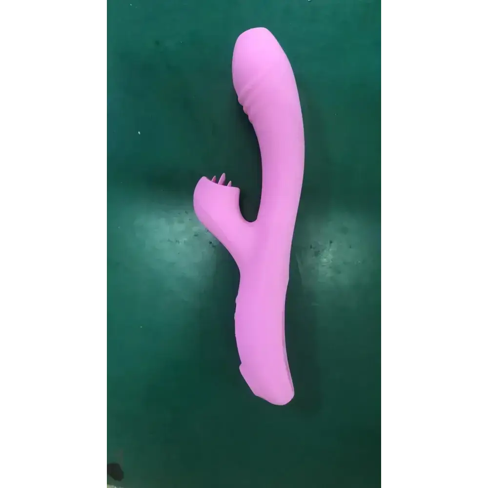 Usb Rechargeable Av Vibrator Medical Silica Gel Sucking Vibration Charging Wand Massage Vibrator for Female - Pink