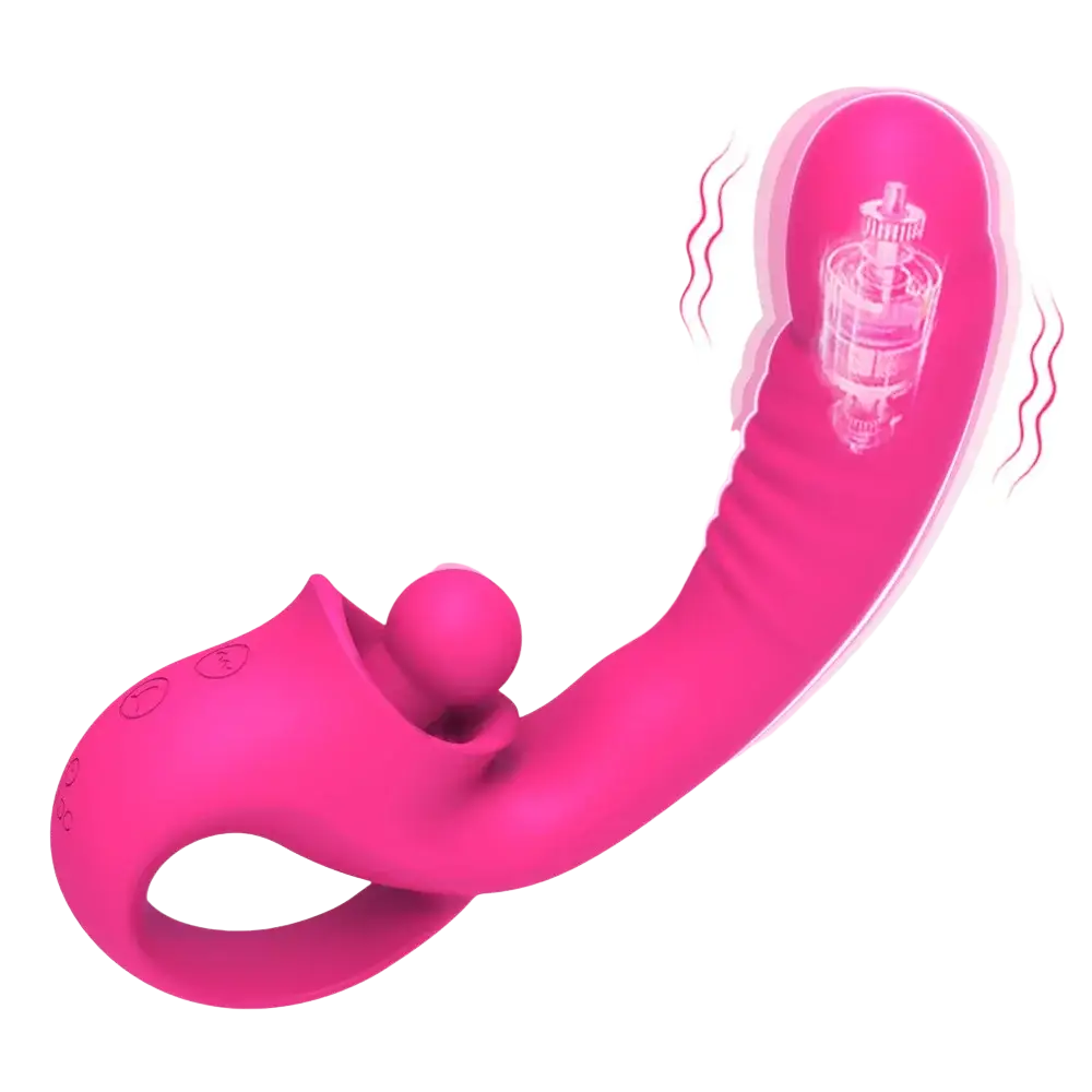 Usb Rechargeable Av Vibrator Medical Silica Gel Sucking Vibration Charging Wand Massage Vibrator for Female - GM-379-1