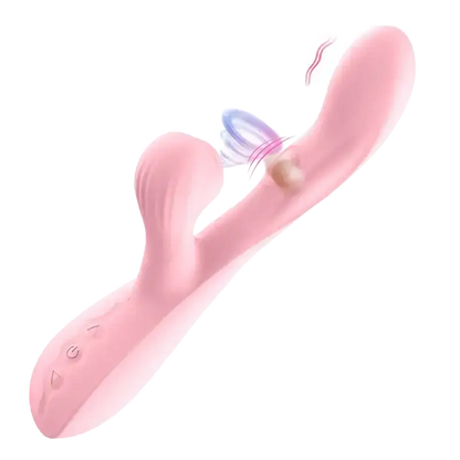 Usb Rechargeable Av Vibrator Medical Silica Gel Sucking Vibration Charging Wand Massage Vibrator for Female - GM-323-2