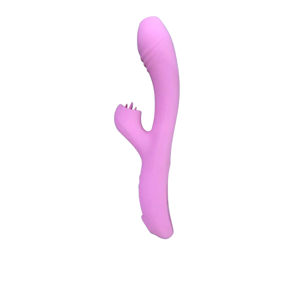 Usb Rechargeable Av Vibrator Medical Silica Gel Sucking Vibration Charging Wand Massage Vibrator for Female - Pink