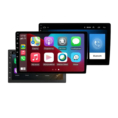 Voiture universelle 10,26’’ intelligente 4K 360 ° Caméra de tableau de bord DVR pour voiture rotative sans fil CarPlay