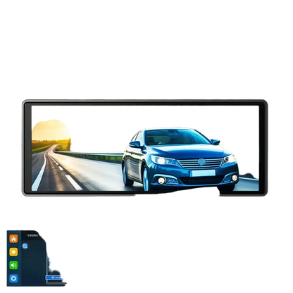 Voiture universelle 10,26’’ intelligente 4K 360 ° Caméra de tableau de bord DVR pour voiture rotative sans fil CarPlay