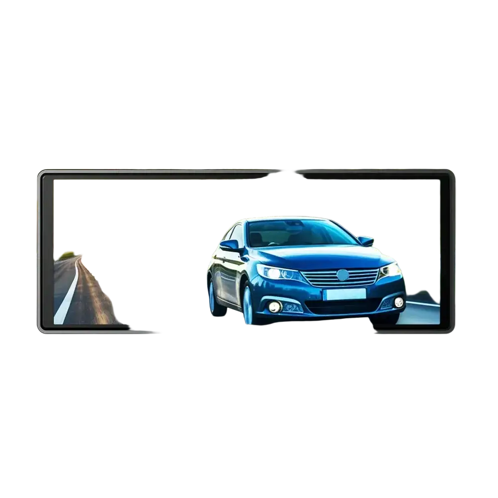 Voiture universelle 10,26’’ intelligente 4K 360 ° Caméra de tableau de bord DVR pour voiture rotative sans fil CarPlay