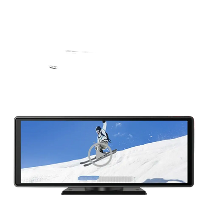 Voiture universelle 10,26’’ intelligente 4K 360 ° Caméra de tableau de bord DVR pour voiture rotative sans fil CarPlay