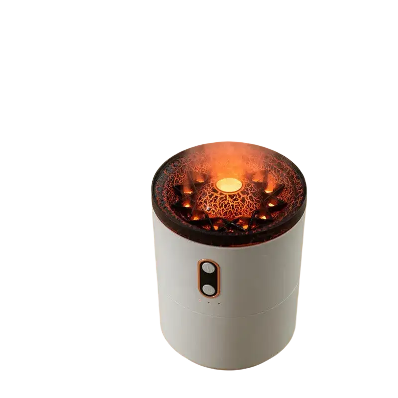 Volcanic Flame Aroma Essential Oil Diffuser USB Portable Jellyfish Air Humidifier Night Light Lamp Fragrance Humidifier