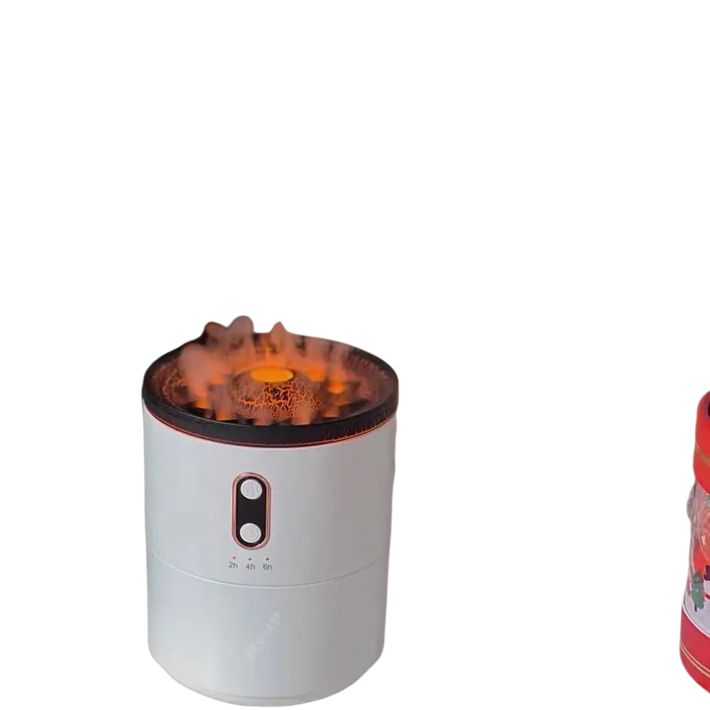 Volcanic Flame Aroma Essential Oil Diffuser USB Portable Jellyfish Air Humidifier Night Light Lamp Fragrance Humidifier
