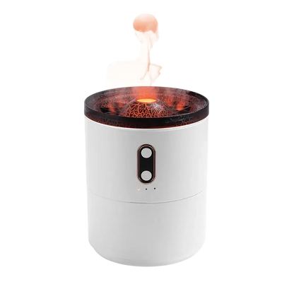 Volcanic Flame Aroma Essential Oil Diffuser USB Portable Jellyfish Air Humidifier Night Light Lamp Fragrance Humidifier