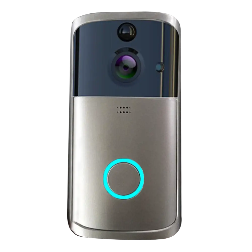 WiFi Video Doorbell Camera - Silver - bien-être