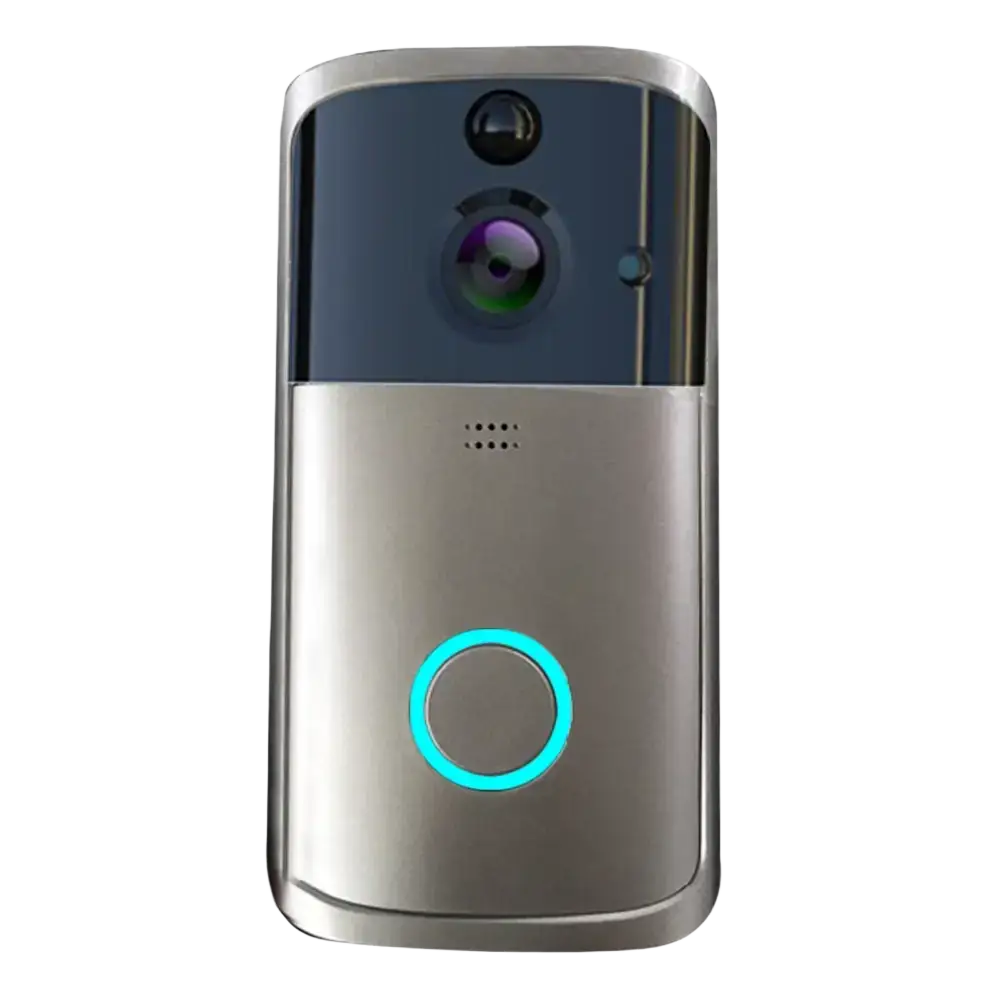 WiFi Video Doorbell Camera - Silver - bien-être