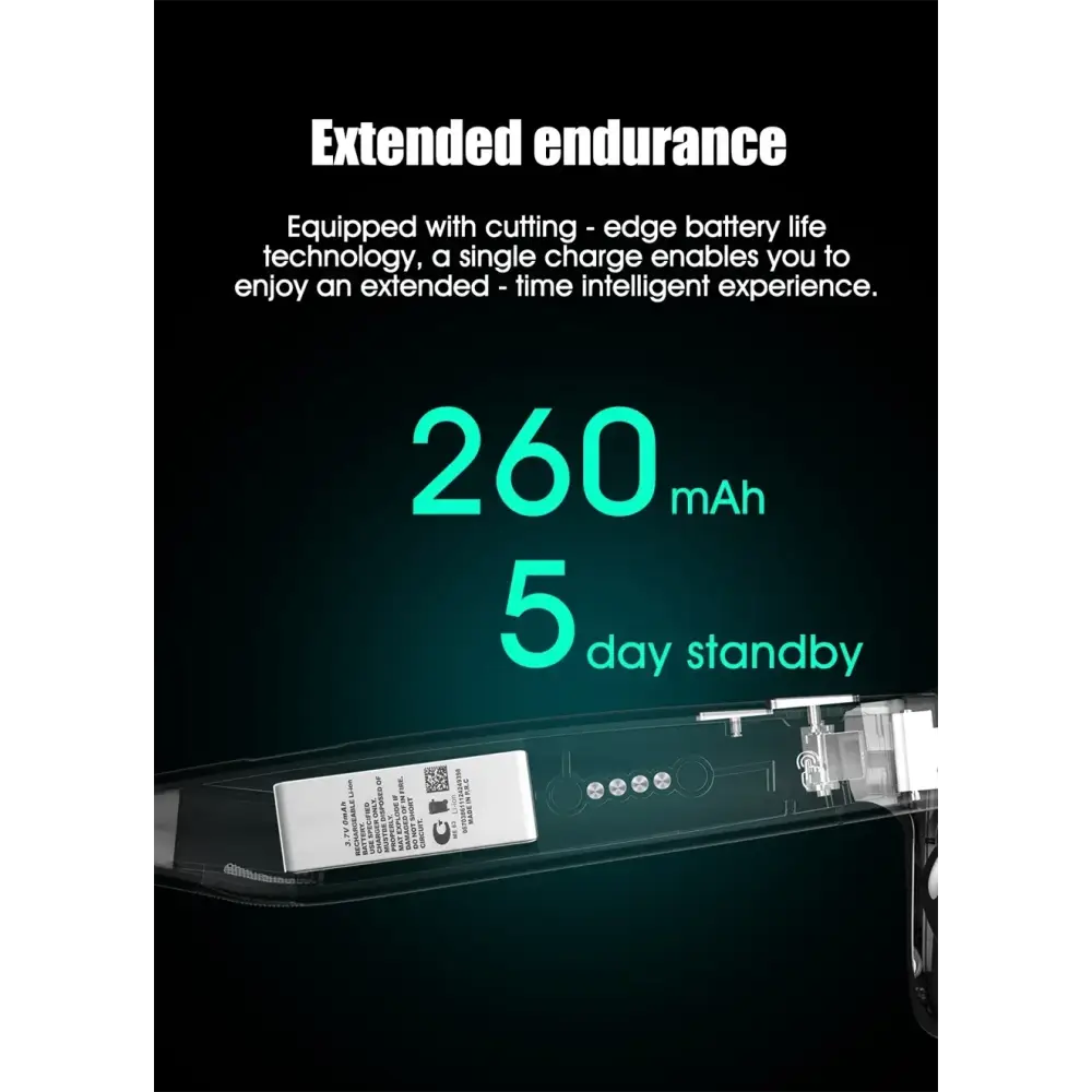 Batterie 260 mAh longue durée avec autonomie en veille de 5 jours pour appareil électronique