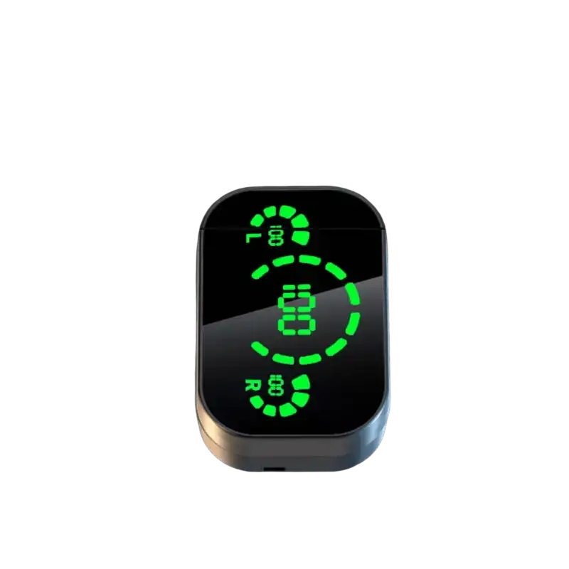 YD03 Wireless Bluetooth-compatible Headset TWS Large Screen Smart Digital Display In Ear Breathing Light - ecouteur