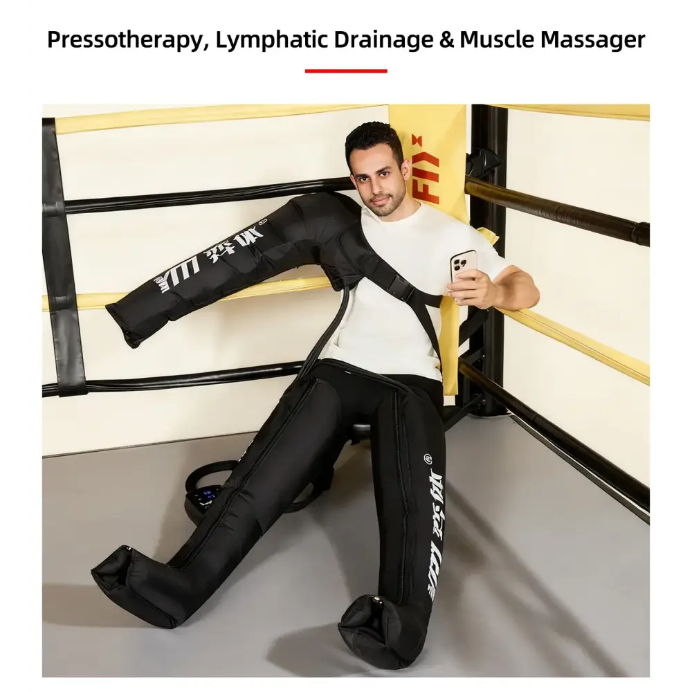 YITI 8 chambres jambes pressothérapie Compression d’air masseur musculaire des pieds Machine de Drainage lymphatique