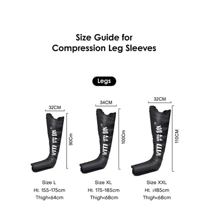 YITI 8 chambres jambes pressothérapie Compression d’air masseur musculaire des pieds Machine de Drainage lymphatique