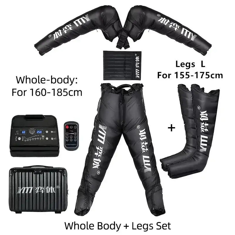 YITI 8 chambres jambes pressothérapie Compression d’air masseur musculaire des pieds Machine de Drainage lymphatique