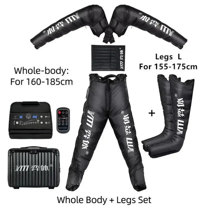 YITI 8 chambres jambes pressothérapie Compression d’air masseur musculaire des pieds Machine de Drainage lymphatique