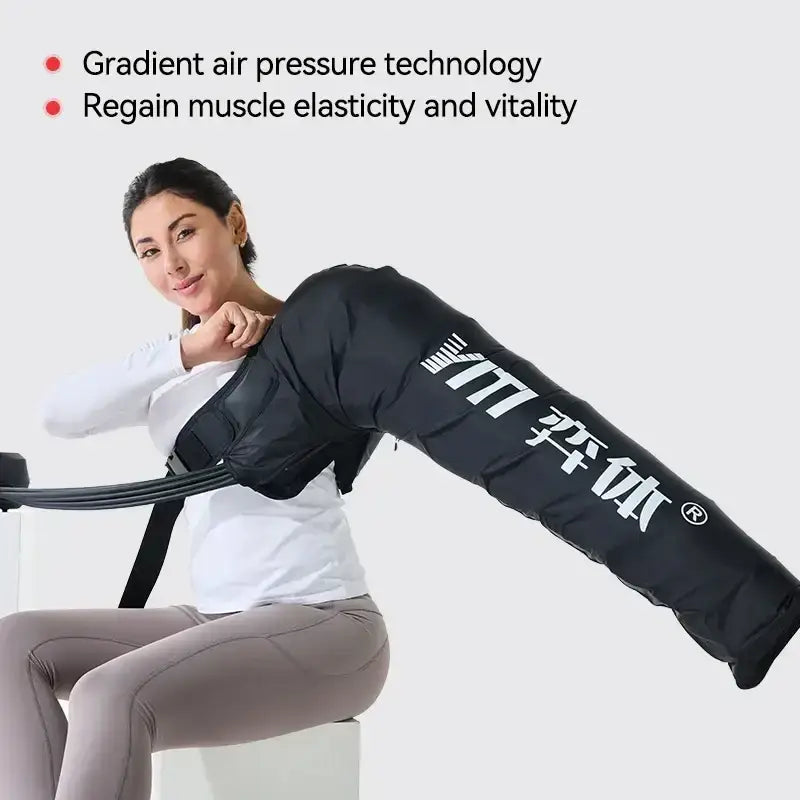 YITI 8 chambres jambes pressothérapie Compression d’air masseur musculaire des pieds Machine de Drainage lymphatique