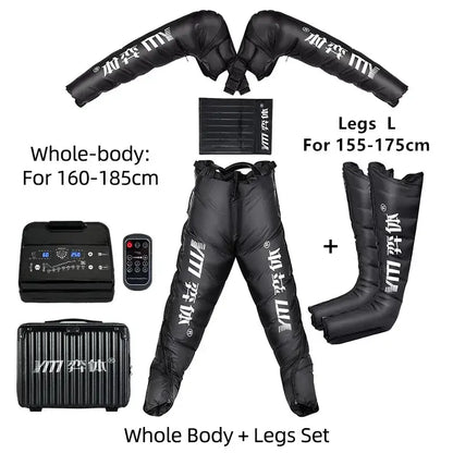 YITI 8 chambres jambes pressothérapie Compression d’air masseur musculaire des pieds Machine de Drainage lymphatique