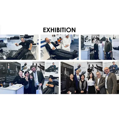 YITI 8 chambres jambes pressothérapie Compression d’air masseur musculaire des pieds Machine de Drainage lymphatique