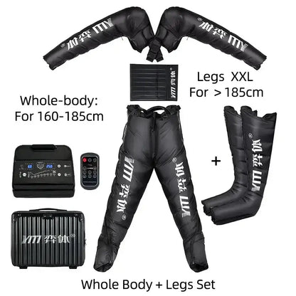 YITI 8 chambres jambes pressothérapie Compression d’air masseur musculaire des pieds Machine de Drainage lymphatique