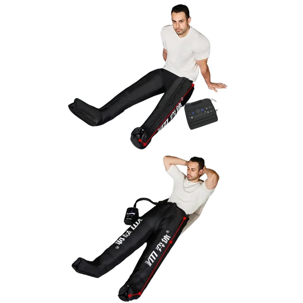 YITI 8 chambres jambes pressothérapie Compression d’air masseur musculaire des pieds Machine de Drainage lymphatique
