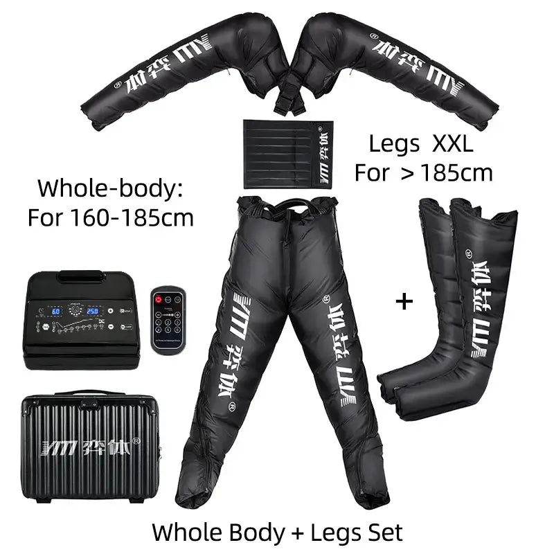 YITI 8 chambres jambes pressothérapie Compression d’air masseur musculaire des pieds Machine de Drainage lymphatique