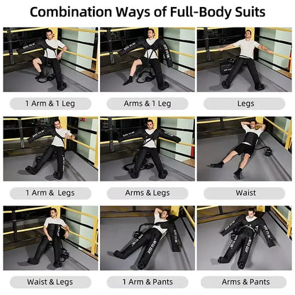 YITI 8 chambres jambes pressothérapie Compression d’air masseur musculaire des pieds Machine de Drainage lymphatique