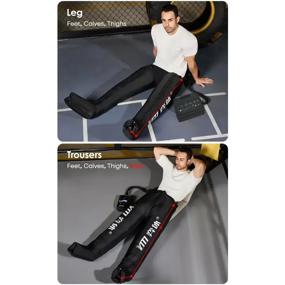 YITI 8 chambres jambes pressothérapie Compression d’air masseur musculaire des pieds Machine de Drainage lymphatique