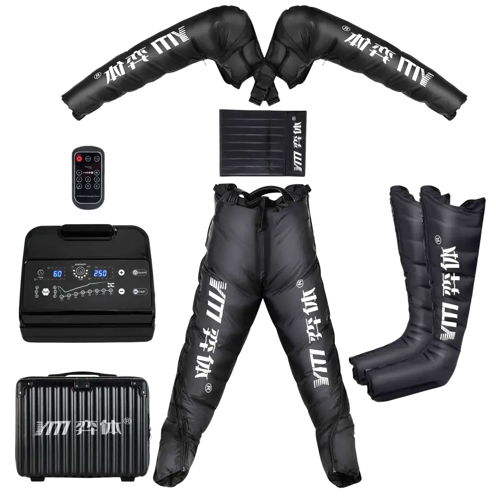 YITI 8 chambres jambes pressothérapie Compression d’air masseur musculaire des pieds Machine de Drainage lymphatique